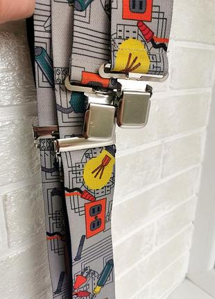 Красиві вінтажні широкі підтяжки brimarc