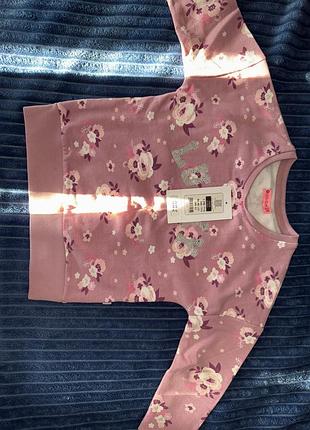 Новий світшот на дівчинку  104, байка