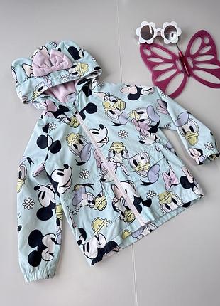 Курточка з minnie на капюшоні є вушка