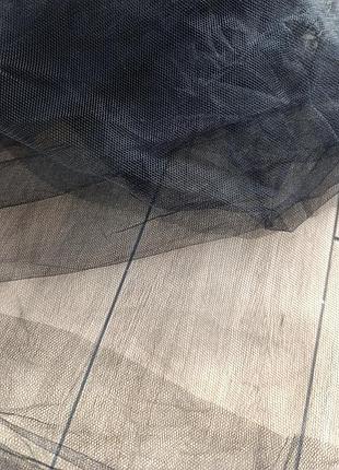 Отрез черного фатина