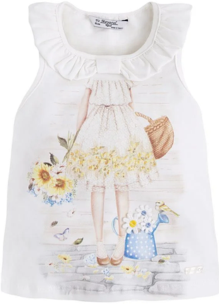 Майка для дівчинки mayoral 3088.23116 см молочна