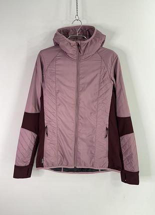 Icebreaker womens merinoloft helix hooded full zip jacket m size