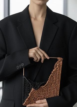 Ексклюзивна квадратна сумка клатч ручна робота гачком