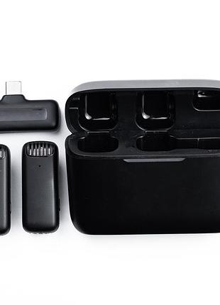 Петлічка для телефону бездротова набір 2 шт блютуз мікрофон петличний з шумозаглушенням hp176096