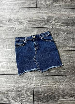 Джинсовая юбка 7-8 лет