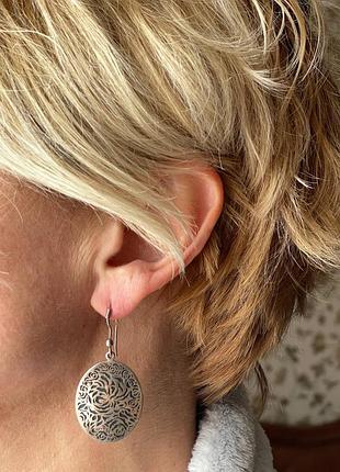 Серебряные серьги
