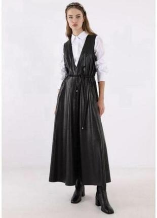 Новий сарафан італія еко шкіра розмір л