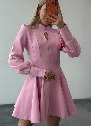 Женское платье платье с рукавами пышными фонариками корсетное качественное классическое с акцентом на талии