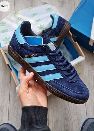 Мужские кроссовки adidas spezial handball blue/адидас спезиал