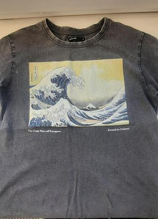 Футболка жіноча cropp сірого кольору розмір s