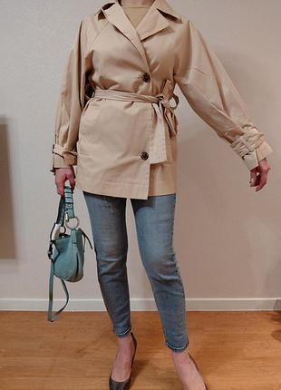 Стильный бежевый тренч topshop 2