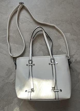 Сумка біла жіноча