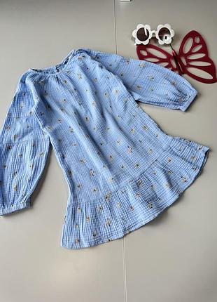 Сукня в квітковий принт натуральна тканина