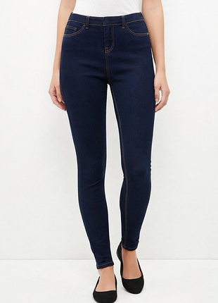 Джеггінси жіночі темно-сині new look uk12 eu 42