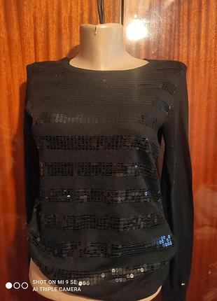 Кофточка спереди пайетки размер xs