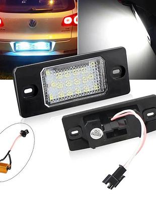 Led-подсветка номера vw touareg tiguan passat b5 bora golf variant