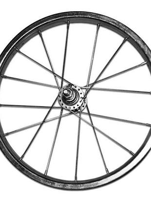 Колесо на велосипед d-16 переднє хром тм колесо