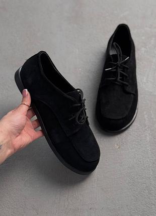 Анатомічні лофери з натуральної замші