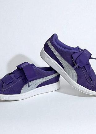 Замшеві кросівки puma на дівчинку