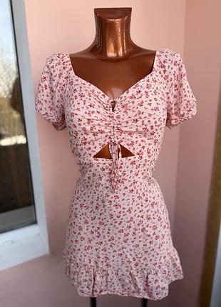 Сукня літня у квітковий принт