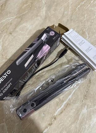 Випрамляч для волосся на акумуляторі жіноча. ( утюжок, плойка)