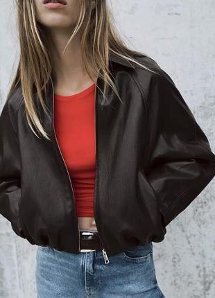 Куртка бомбер zara 2