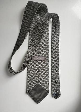 Галстук серебристый галстук geoffrey benne
