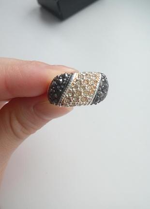 Кільце з камінчиками "день та ніч" avon