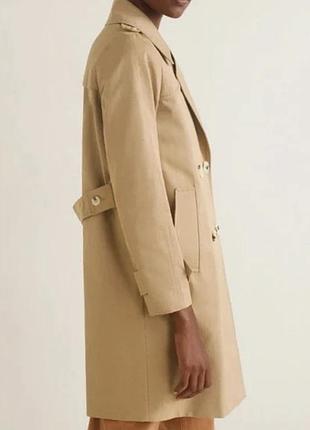 Плащ тренч trench doble botonada mango 2
