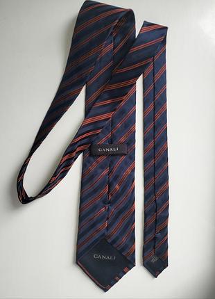 Краватка галстук canali смугаста