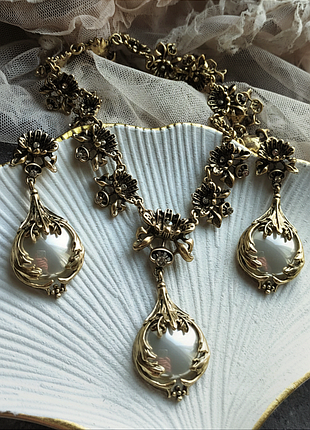Комплект серьги + колье