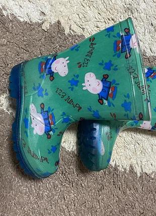 Сапоги резиновые с подсветкой