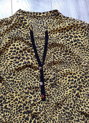 Легка леопардова блуза 3