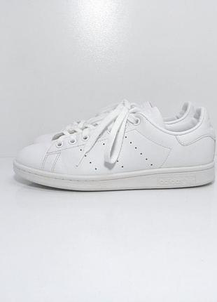 Детские белые кеды сникерсы adidas stan smith р. 39,5-40