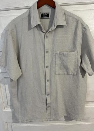 Чоловіча вафельна сорочка l