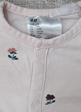 Комбінезон h&m  для дівчаток 56 розмір 4