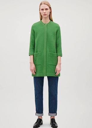 Подовжений оверсайс кардигана а-силуету, жакард від cos