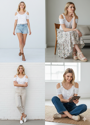 🌿 нова блузка з біркою від amisu