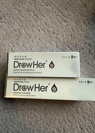 Набір косметики drowher – очищення + зволоження