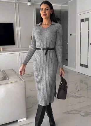 ✨ преміум стиль | сукня з турецької ангори 🇹🇷 модель gr 83149 bom