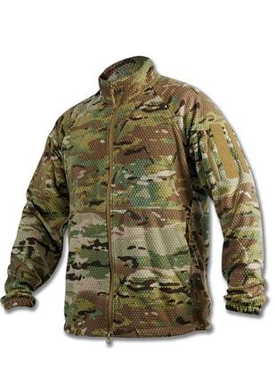 Вітрозахисна флісова кофта militex mod. 6 — мультикам