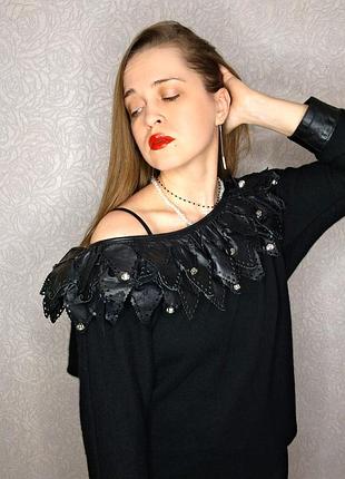 Hidy misawa london винтаж свитер ангора шерсть натуральное блюдо! люксовый редкий винтаж от дизайнерки!