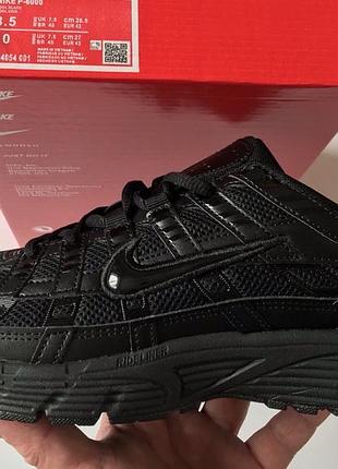 Nike p-6000 triple black 41-46р.