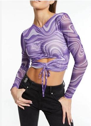 Кофта блузка сітка топ