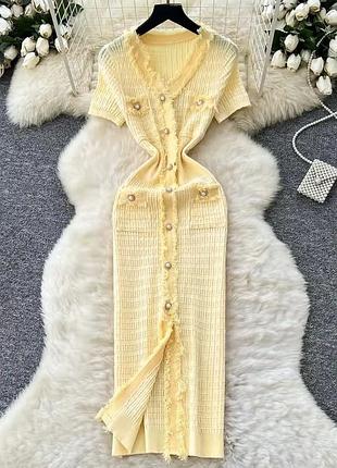 Трикотажна сукня міді під sandro 💛