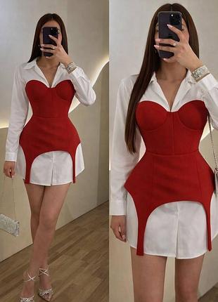 Сорочка з корсетом