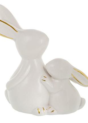 Статуетка декоративна кролик 11 см 947-004 кераміка
