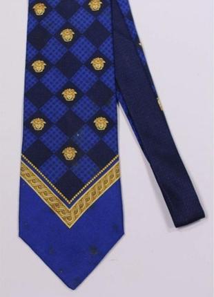 Шелковый галстук gianni versace / 100% оригинал / медуза / из нижочки