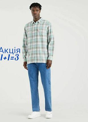 Винтажная рубашка levi strauss &amp; co levis на кнопках в клетку