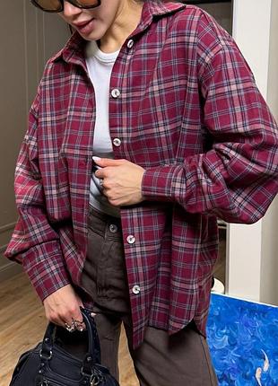 Рубашка в клетку